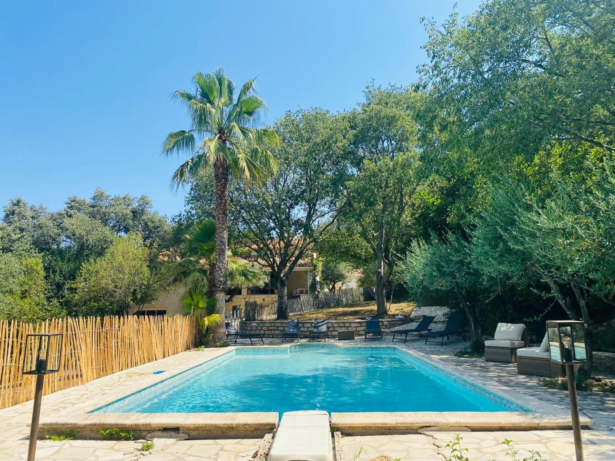 Magnifique Villa Typique Du Sud Avec Piscine Privee Et Jardin Mediterraneen Saint-Vincent-de-Barbeyrargues Екстериор снимка