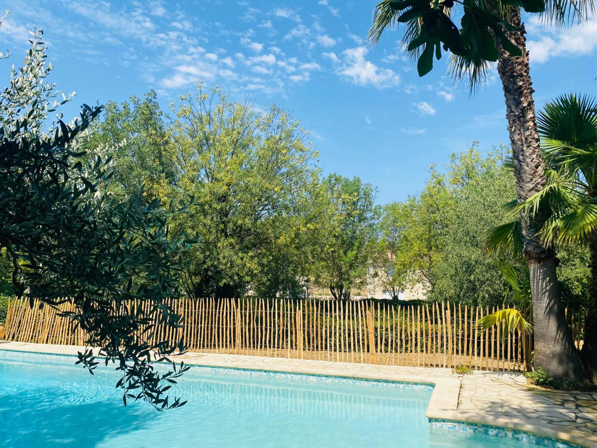 Magnifique Villa Typique Du Sud Avec Piscine Privee Et Jardin Mediterraneen Saint-Vincent-de-Barbeyrargues Екстериор снимка
