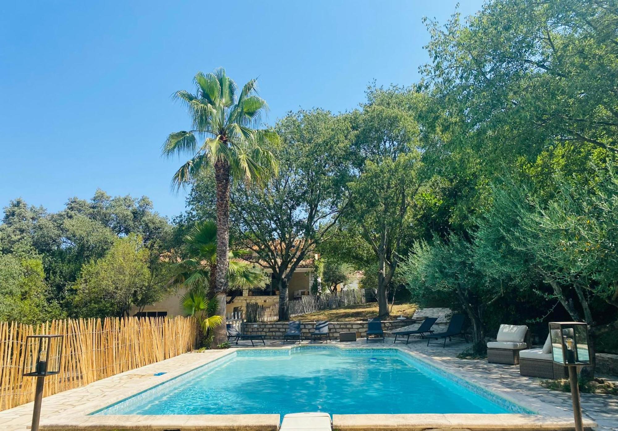 Magnifique Villa Typique Du Sud Avec Piscine Privee Et Jardin Mediterraneen Saint-Vincent-de-Barbeyrargues Екстериор снимка